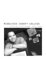 2003 - 2005 Course Catalog Supplement