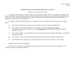 Board of Trustees Meeting Minutes April 2009