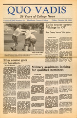 Quo Vadis -  vol. 26, no. 03 - Fall 1991