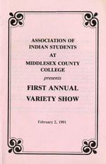 Association of Indian Students at Middlesex County College presents First Annual Variety Show