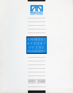 1987 - 1988 Annual Report of the President