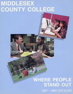 1987 - 1989 Course Catalog : Where People Stand Out