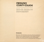 1981 - 1983 Course Catalog Supplement