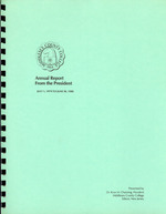 1979 - 1980 Annual Report of the President