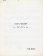 1976 - 1977 Annual Report of the President
