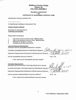 Addiction Studies Certificate: New Curriculum